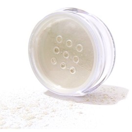 Pure Zivaª White Gold Silver Glam Iridescent Shimmer Sheer Tone Loose Powder Mineral Glitter Single Pot Eyeshadow Dust Pigments; Talc, Paraben & Cruelty Free, No Animal Testing