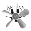 Wall Mounted Fireplace Fan 5 Blade Heat Powered Wood Stove