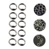 Happyyami 100pcs Metal Flight Rings Repointing Tool O Shape Shaft