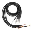 5Pcs Temperature Probe Sensor Stainless Steel Waterproof Cable Thermometer