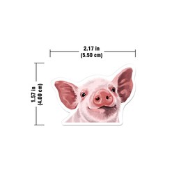 WIRESTER Fresh Scented Car Air Freshener Vent Clip, Decorative Accessories, Interior Decoration for Cars - Pink Baby Pig