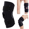 Knee Brace with Side Stabilizers Adjustable Compression Knee Support Brace