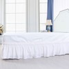 PiccoCasa Elasticated Bed Skirt Ruffled Bed Base Wrap Around Bed