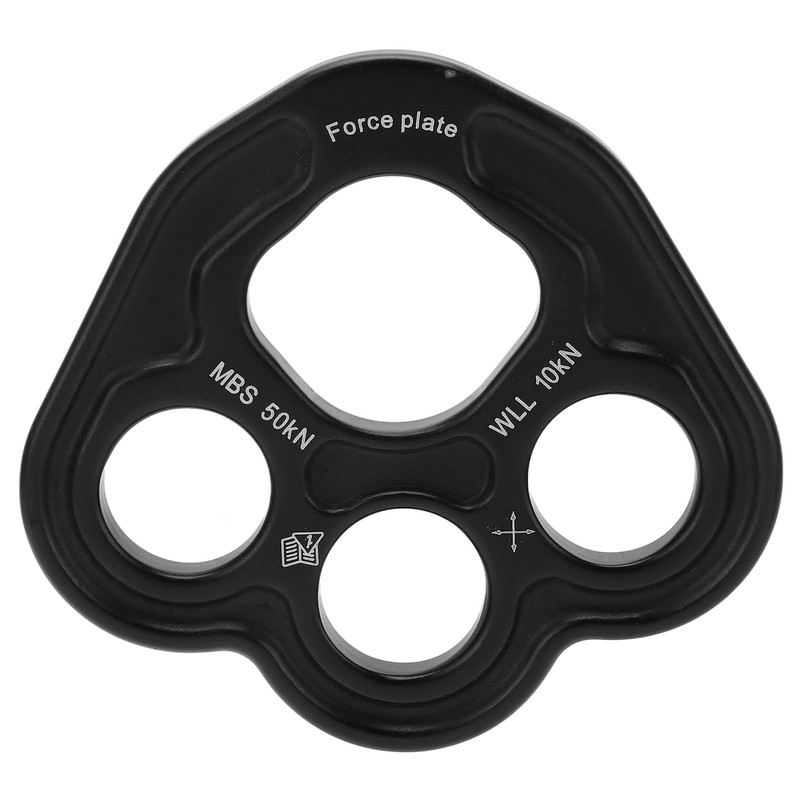 Ongwan 50kN Aluminum 3 Hole Rescue Aerial Work Climbing Rock