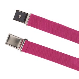CTM® Kids' Adjustable Elastic Belt with Magnetic Buckle, Fuchsia