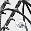 12 Pcs Wire Rope Clips Clamps, U Bolt Saddle Fastener,