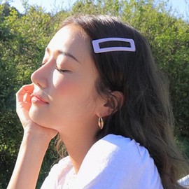 Colorful snap clip hair clip hair clip / 컬러 똑딱이 집게핀 헤어핀 머리핀