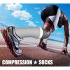 CHARMKING Compression Socks for Women and Men Circulation (4 Pairs)