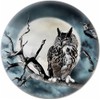 Set of 2 Perched Owl with Moon Ceramic Cabinet Drawer