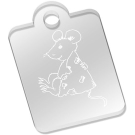 'Mouse On Cheese' Key Ring AK00003578