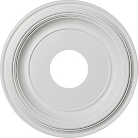 13"OD x 3 1/2"ID x 1 1/4"P Traditional Thermoformed PVC Ceiling Medallion (Fits Canopies up to 7 1/2")