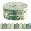 40 Pcs 2.5'' x 39.4'' Sage Green Quilting Cotton Fabric