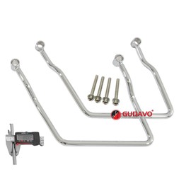 GUDAVO Luggage Saddlebag Pannier Support Bars Compatible with Honda Rebel CMX 500/300 VT 600 / VLX 600 Shadow Yamaha XVS 650 DRAGSTAR