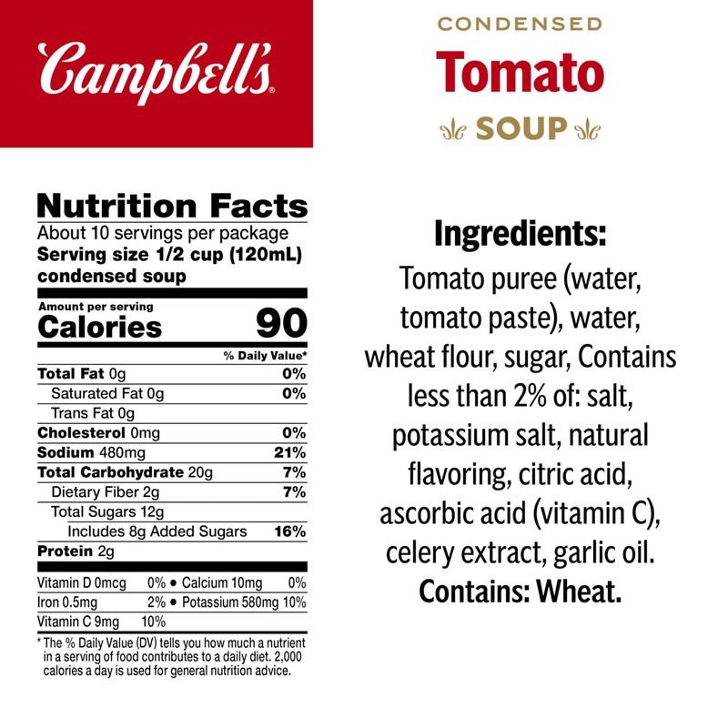 Campbell's Condensed Tomato Soup, 10.75 oz Can (24 Pack)