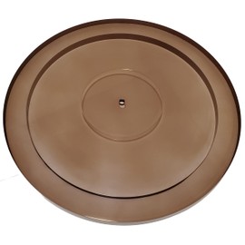 Acrylic Platter Upgrade for Pro-Ject Debut DC/Evo, T1, 1Xpression, Music Hall MMF-2.1/2.2/2.3/3.3/5.1/5.1se/5.3/5.3se, Angels Horn, and Crosley C6 Turntables (Tinted - Dark Grey)