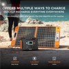 Flashfish 200W Portable Power Station 151Wh, 400W Peak Solar Generator