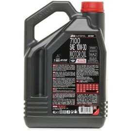 Motul 7100 4T 10W-30 Synthetic Motorcycle Oil 4L | Ester Technology, JASO MA2
