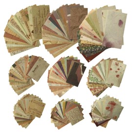 DESEACO Vintage Scrapbooking Supplies Scrapbook Paper, Decoupage Paper for Aesthetic Bullet Journal DIY, Decorative Paper Journaling Supplies, Craft Supplies Materials for Scrapbooking 360 Sheets