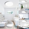 12 Inch LED Flush Mount Ceiling Light Fixture, 5000K Daylight