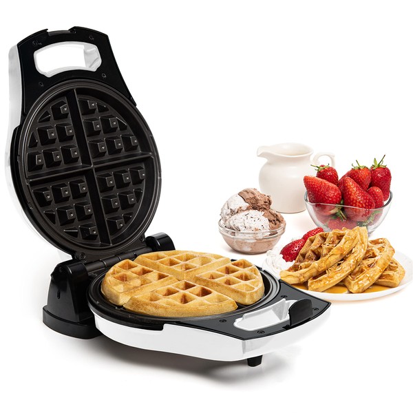 Moss & Stone Belgian Waffle Maker, Electric Waffle Machine, Flipside