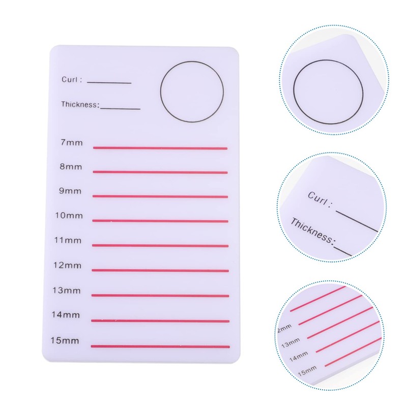 Gogogmee Lash Grafting Pallet Acrylic Lash Extension Tray Mini Size
