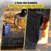 VEVOR Fire Blankets, 2 Pack Welding Blankets, 8' x 10'