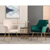 Artechworks Velvet Modern Living Dining Room Arm Chair Club Leisure