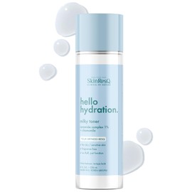 Skin ResQ Hello Hydration Milky Toner, Hydrating Facial Toner with 1% Ceramide Complex and Chamomile, Fragrance Free Moisturizing Toner for Dry Sensitive Skin, Made in Korea, 8 oz