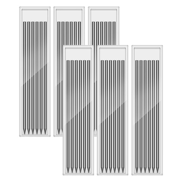 Hsyadazi Pack of 36 Pencil Leads for Carpenter's Pencil, 2.8