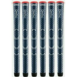 Winn SET OF 6-- New WINN DriTac Men's Standard DARK BLUE Golf Grip 5DT-NB