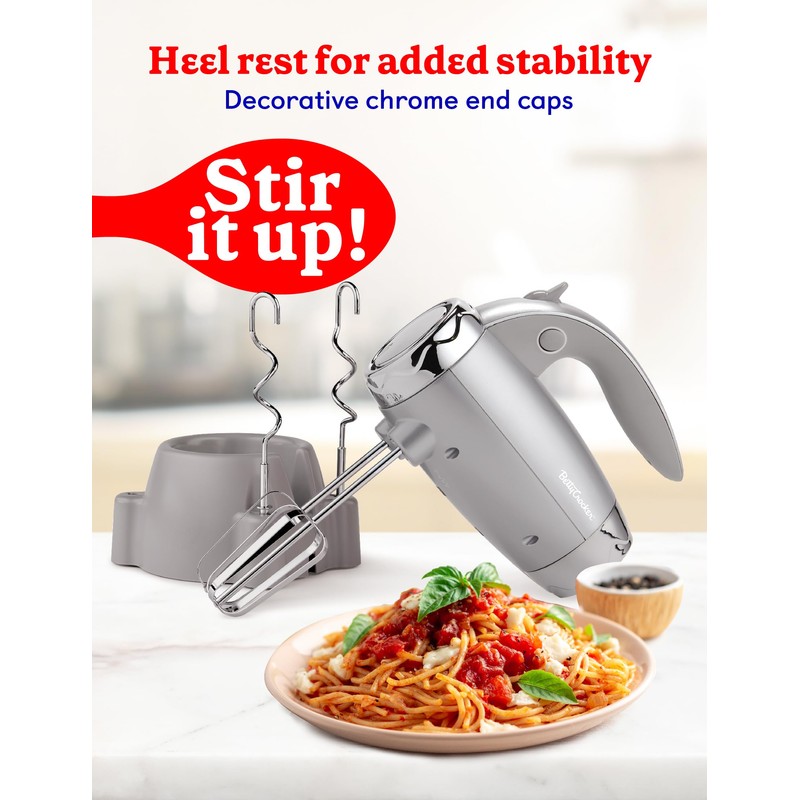 BETTY CROCKER Hand Blender 7 Speed, 250 Watt Electric Mixer
