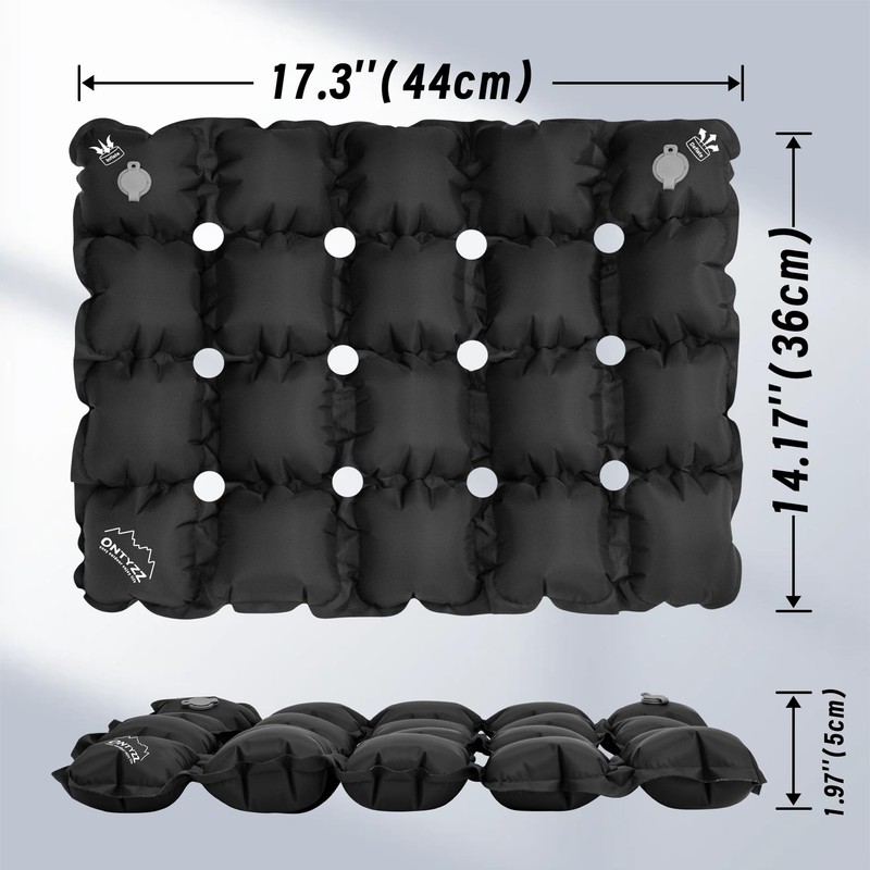 ONTYZZ Seat Cushions Outdoor Ultra Lightweight Inflatable Seat Cover Foldable