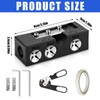 YOZAIUUI 11 in 1 Billiard Cue Tip Shaper: Multifunctional Snooker