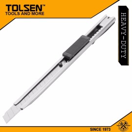 TOLSEN 48 TOLSEN STAINLESS STEEL SNAP OFF UTILITY KNIFE KNIVES BLADES 9MM BREAKAWAY