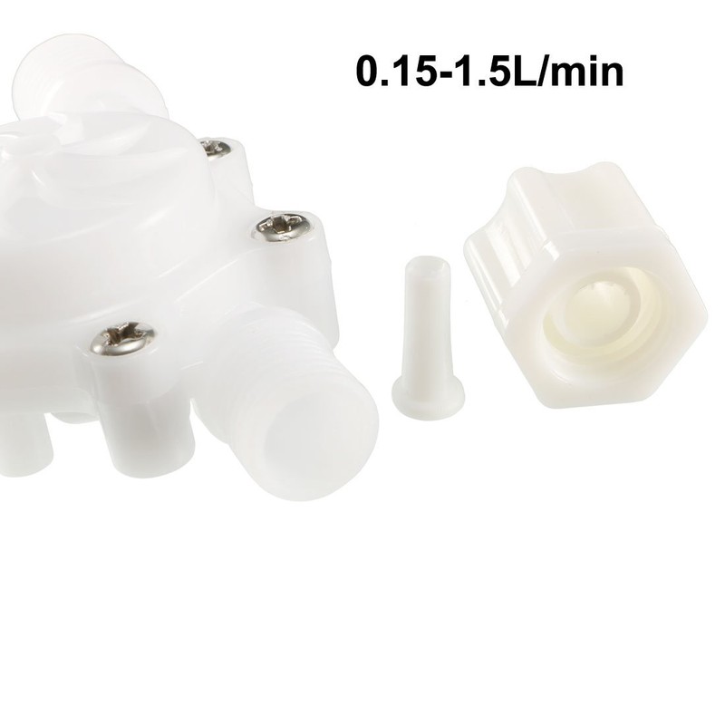 uxcell 1/4" Hall Effect Water Flow Sensor Switch Flowmeter Fluid