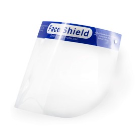 POPP® Doppel-Gesichtsschutz, transparent, Anti-Beschlag-Beschichtung, wiederverwendbar, Packung 5 Stück, 10 Stück, 20 Stück, 30 Stück, 50 Stück, 100 Stück, verstellbar für das Gesicht, Pack 5 PCS, 0