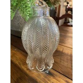 Unbranded Glass light fixture shade, clear.  1  3/4”  top diameter, 6  1/4” Tall,