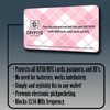 Cryptid Solutions RFID Blocking Cards 4 Pack - Slim, Stylish,