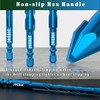 JOERIC 10pc 3/16”(5mm) Eccentric Drill Bit Set, Masonry Drill Bit