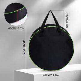 Houkary Waterproof Heavy Duty Cable Storage Bag, 40cm EV Charging Cable Bag, Large Capacity Car Hose Storage with Double Handle, for Caravan, Campervan, Organize Gardening Equipment