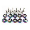 10pcs Aluminium Washer Screws, Anodised M6 x 20 Washers &