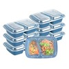 Restaurantware-Asporto 26 Ounce Compartment Take Out Boxes, 100 Microwavable Meal