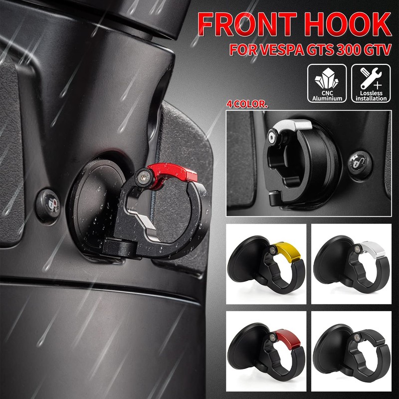 Lorababer Scooter Motorcycle Accessories Motorcycle Hook Hanger Cargo Carry Holder