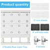 Chingcoo Adjustable Shelves for Cupboard, DIY Expandable Shelves, Cupboard Shelf,