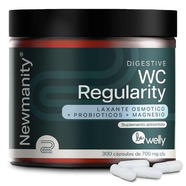 Digestive WC Regularity Probioticos y Prebióticos 40 Billones con Laxante