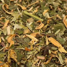 Relaxation Tea with Melissa and Passion Flower, Soothing Tea with 100% Natural Ingredients, Sleep Tea Loose with Balm Leaves