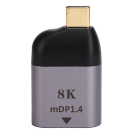TypeC to Mini DP1.4 Adapter Aluminum Alloy Portable 8K Converter Electronic Components