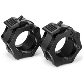 Clasp, dumbbell clasp, 1 pair of dumbbell clasps, clasp clamps in black for barbell bar