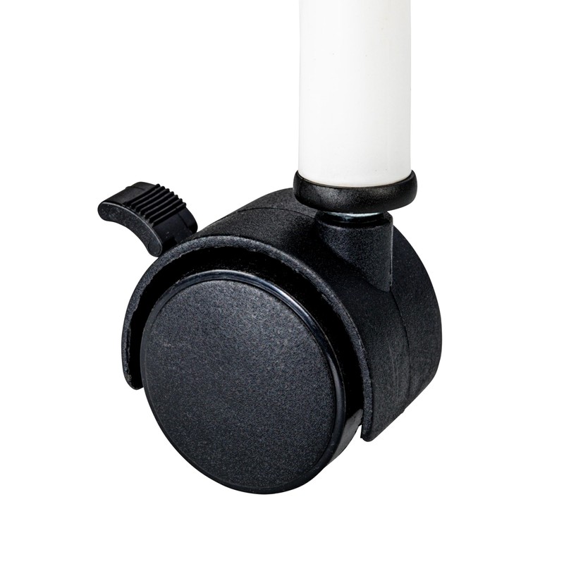 Household Essentials Rolling Laundry Hamper, Heavy Duty Canvas Bag, 2