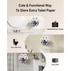 Wigag Octopus Toilet Paper Holder for Extra 8 Rolls, Funny